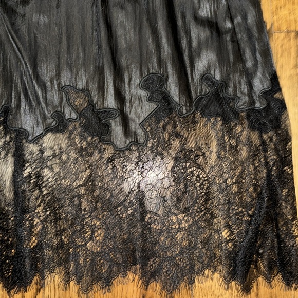 NWT ROBERT RODRIGUEZ BLACK LACE SLIP DRESS - Picture 12 of 14